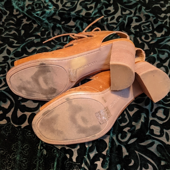 Lucky brand strappy leather heels - Picture 4 of 7